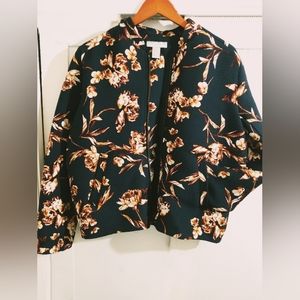 Women's h&m floral jacket
